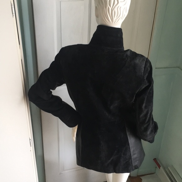 Michaela Fur leather Coat Jacket OMG so Chic - Picture 4 of 12